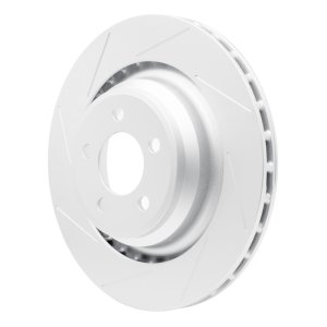 Chrysler 300 Brake Rotor (1) - Rear - R1 Concepts - Slotted, Hi-Carbon Alloy GeoMET - `05-`23